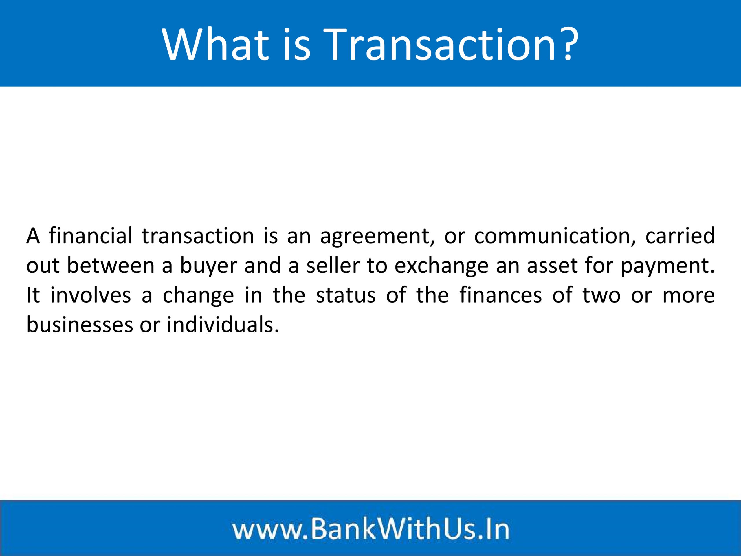 credit transaction management
