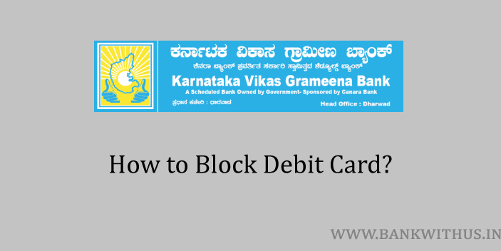 Block KVGB Debit Card