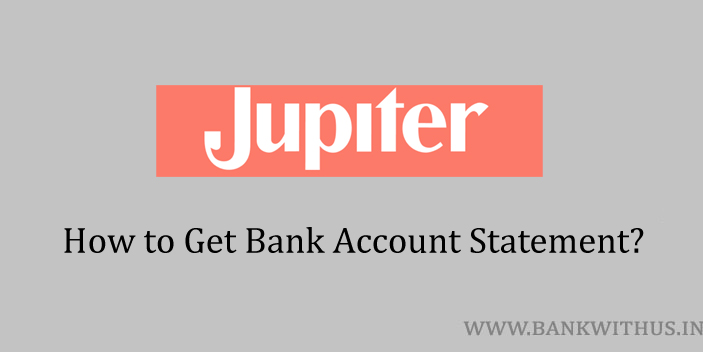 Jupiter Bank Account Statement