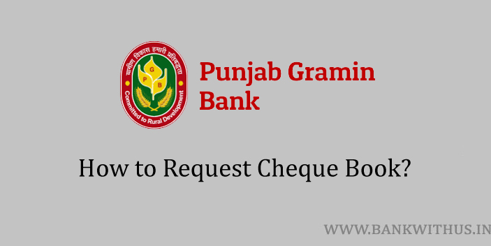 Punjab Gramin Bank Cheque Book